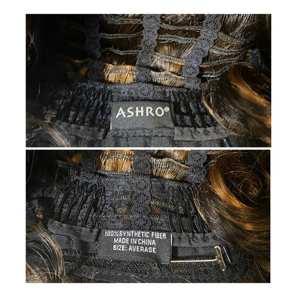 Soft Curls Wig Synthetic Hair Dark Brown Black Copper Women Teens Avg Size NWT - Picture 5 of 12